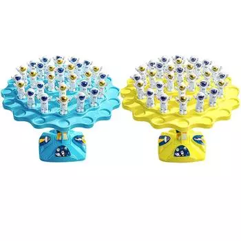 Космонавт, балансирующее дерево, игра, взаимодействие родителей и детей, балансировочная доска, декомпрессия, развивающие балансирующие елочные игрушки для детей синий