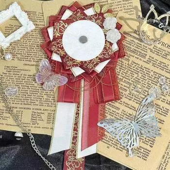 Косой хвост лента аниме держатель значка легкий рюкзак орнамент JK аксессуары