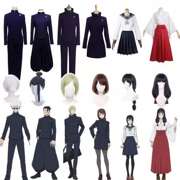 Косплей дзюдзюцу Сезон Все аксессуары для париков Технический век Годзё Дива Косплей Полная сценическая одежда [Acosdary] Костюм, Кайсен, 2, Униформа,
