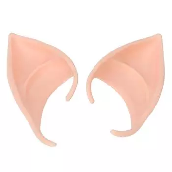 Косплей Фея Эльф Уши Мягкий Пластик Цемент Искусственные Уши Костюм Реквизит для Хэллоуина