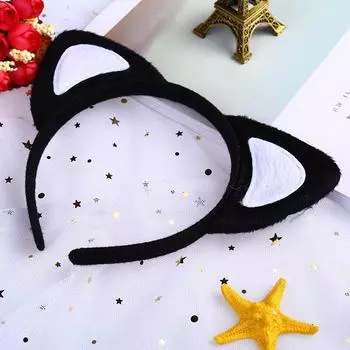 Косплей Фестиваль кошачьих ушей, тигровых ушей, леопардовая ткань, женская плюшевая повязка для волос, аксессуары для волос, повязка на голову