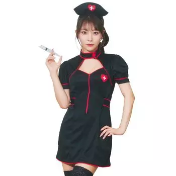 Косплей GH Zip Up Nurse Black M [Clearstone] женский