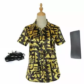 Косплей Хэллоуин Девочки 3 Костюм Одиннадцать Рубашка Повязка Ремни S