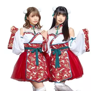 Косплей Хэллоуин Любовь Костюм Японский Костюм Красный [Прозрачный Камень] Женский красный