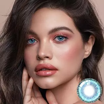 Косплей Контактные цвета для глаз, аксессуары для женского макияжа, лучший подарок 8 мл синий