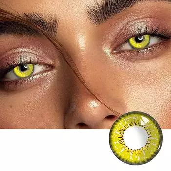 Косплей Контактные цвета для глаз, аксессуары для женского макияжа, лучший подарок 8 мл коричневый