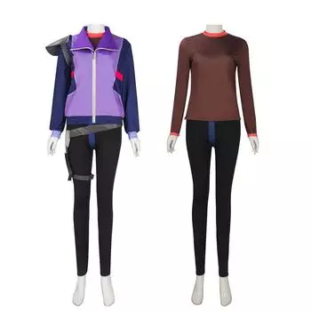 Косплей-костюм для фильмов, аниме и игр L темно-фиолетового