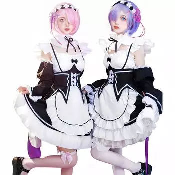 Косплей Костюм Рем Косплей Эмилия Косплей Костюм Нацуки Субару Косплей Рам Косплей Костюм Косплей Жизнь в Другом Косплей Аниме Косплей Событие
