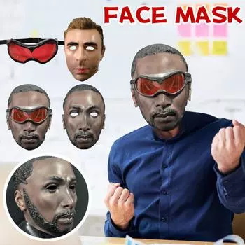 Косплей Латексная Маска Полная Голова Подходит Для Косплея И Костюмированной Вечеринки One Size