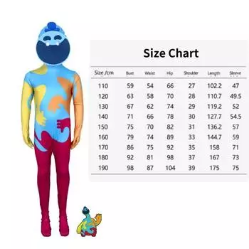 Косплей Playtime4 Костюм Мака Монстра Хэллоуин Выступление Комбинезон Костюм Rubber,Kid 140 cm