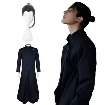 Косплей Сугуру с париком Костюм для косплея студента дзюдзюцу кайсэна Полный комплект Костюм для взрослых Культурный фестиваль Косплей Сугуру с [Камидзу Рёхин]