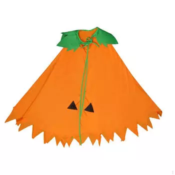 Косплей Тыквенная накидка на Хэллоуин, мягкие костюмы Дьявола для вечеринок Kids