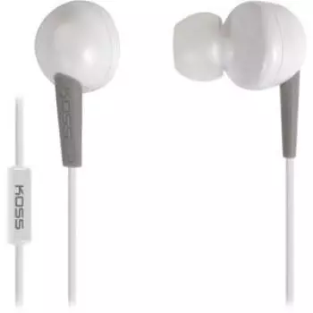 Koss KEB6IW KEB6i Earset Stereo White Mini Phone Wired 32 Ohm 60Hz 20kHz Earphones Binaural Cable - - - - - - - - - - In-Ear - 4