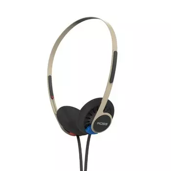 KOSS KPH40 Utility Headphones Detachable Cord System Ultra Light Design S On-Ear (Rhythm Beige)