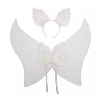 Костюм ангельского крыла для взрослых и детей, реквизит для косплея принцессы, детская повязка на голову, фея для красный