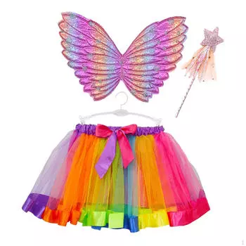 Костюм ангела-бабочки с крыльями, косплей, праздничный наряд на день рождения Style A