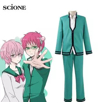 Костюм аниме Saiki Kusuo no Psi Nan The Disastrous Life K.-Nan, униформа, костюм для косплея на Хэллоуин, красивое платье для милых комплектов для девочек M