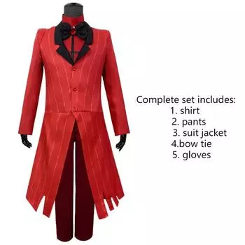 Костюм Босса Адского Отеля для Косплея Хэллоуин Вечеринки Сценическое Выступление XL