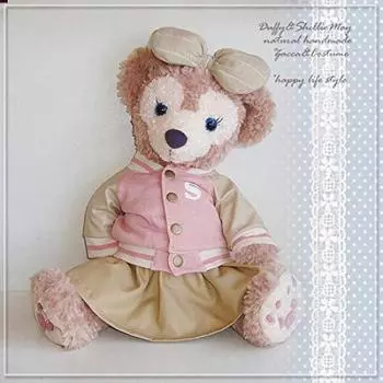 Костюм Даффи Шелли Мэй, Даффи, ручная работа, размер S, 43 см, розовая куртка для стадиона, юбка, повседневная 50 &