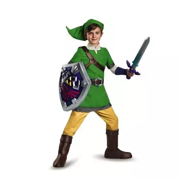 Костюм Disguise Link Deluxe, средний, 85726K, детский (7-8) [Элемент]