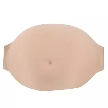 Костюм для беременных животиков из пены с эффектом памяти, реалистичный ремешок на липучке, дышащий искусственный животик для 3-4 Months