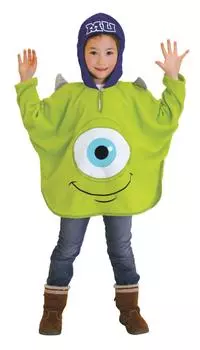 Костюм для детей Disney Monsters Mike Poncho унисекс, длина 56 см, вкл.
