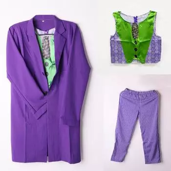 Костюм для детей, мальчиков, косплей, костюм, роскошный костюм, пальто, рубашка, пиджак, галстук, брюки, наряд L зелёный