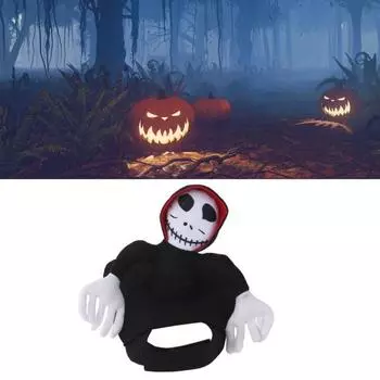 Костюм для домашнего животного, косплей, улучшение атмосферы, забавный костюм для Хэллоуина, товары для собак, костюмы для M чёрный