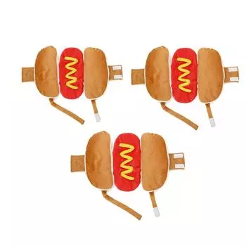 Костюм для хот-дога, забавный костюм для собаки, одежда для собак для маленьких, средних и больших домашних животных L