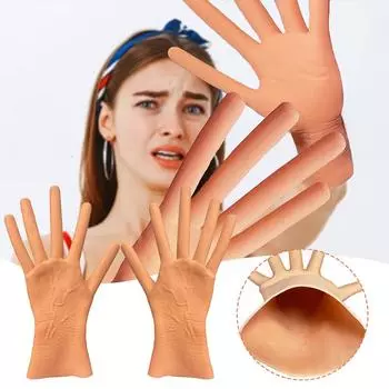 Костюм для хот-догов на Хэллоуин, прочные перчатки для вечеринок, перчатки для пальцев на Хэллоуин CHINA