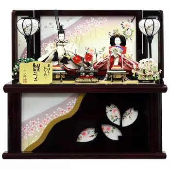 Костюм для хранения Hina Hina Crown Cherry Blossom Wine Painted Ширина 60 x Глубина 43 x Высота 54 см Куклы, Куклы, Украшения, Куклы, Украшения, винный