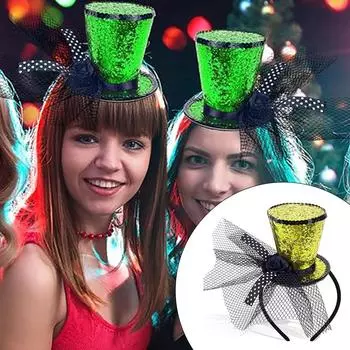 Костюм для карнавала, праздничный костюм, юбка-пачка, маскарад, тематическая вечеринка, шляпа, повязка на голову, серьги, аксессуары для ролевых игр Q