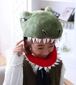 Костюм для косплея динозавра-монстра, шляпа, головной убор, маска кигуруми, фотография, забавные товары, товары для вечеринок и мероприятий, вечеринка на Хэллоуин, банкет, приветственная вечеринка, милый Моэ