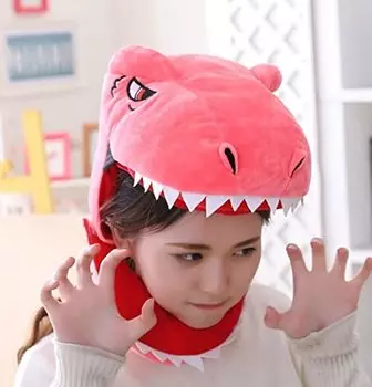 Костюм для косплея динозавра-монстра, шляпа, головной убор, маска кигуруми, фотография, забавные товары, товары для вечеринок и мероприятий, вечеринка на Хэллоуин, банкет, приветственная вечеринка, милый Моэ