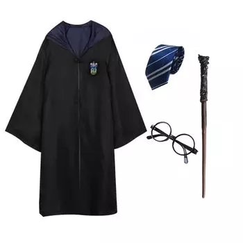 Костюм для косплея Гарри Поттера для взрослых Magic Halloween, костюм для косплея унисекс, костюм для подарка на день рождения, костюм для вечеринки на Хэллоуин, унисекс
