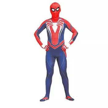 Костюм для косплея, костюм для мальчиков, комплект красного + синего цвета One Size