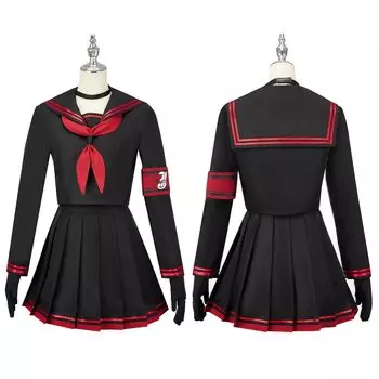 Костюм для косплея моряка Ичика, комплект из 7 предметов, синий, ака Ичика Накамаса, синий, архивная униформа Комитета по реализации правосудия