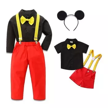 Костюм для косплея на Хэллоуин, детский костюм для мальчиков, комплект из 6 предметов, детский костюм, маскировка, милая одежда для вечеринки, дня рождения, сценической вечеринки, маскировка, Disney