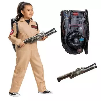 Костюм для косплея на Хэллоуин Ghostbusters Ghostbusters Afterlife Set для всего тела для детей SML 120259 [Маскировка] 2 предмета [Товар]