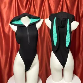 Костюм для косплея в стиле аниме-свитера Хацунэ C2108 для ролевых игр, выставок комиксов и танцевальных представлений. One Size чёрный