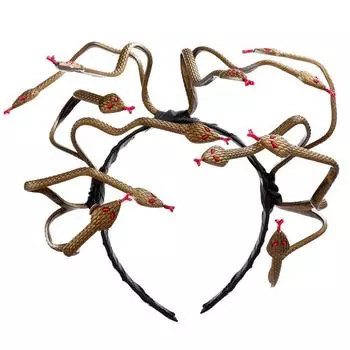 Костюм для косплея в виде змеи на Хэллоуин, головной убор для карнавала, маскарада 9