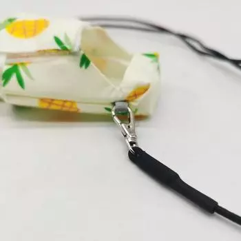 Костюм для полета в японском стиле с изображением птиц-сакуры с галстуком-бабочкой, подгузник для попугая, одежда для полета, подгузник для попугая, голубь, средний размер, птица для питомца