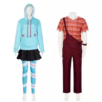 Костюм для ролевой игры в стиле ужасов для взрослых L синий