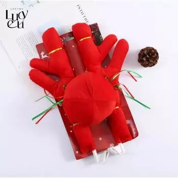 Костюм для рождественского автомобиля «Люси и ты», Рудольф, красный