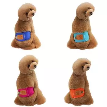 Костюм щенка для домашних животных, хлопковые штаны для собак и кошек, подгузники для разных видов домашних животных S зелёный