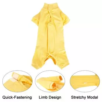 Костюм для восстановления кошек при ранах на животе, кожных заболеваниях после операции, жилет для домашних животных Small розовый