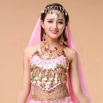 Костюм для выступлений с кисточками, бюстгальтеры, костюмы для шоу, креативный топ для танца живота с пайетками для вечеринки розы красного