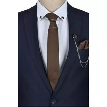 Костюм-двойка DeepSEA Slim Fit с одной пуговицей 2303103