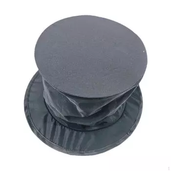 Костюм фокусника Шляпа магического реквизита для трюков Носимые сценические аксессуары Складной верх Пружина