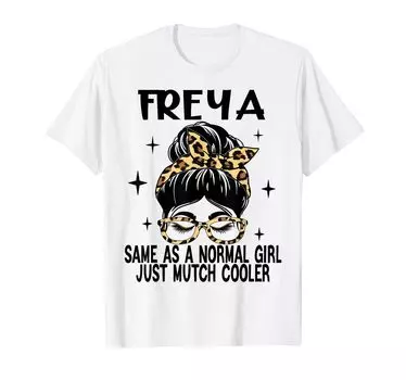 Костюм FREYA Милый Определение Имя Футболка FREYA белый